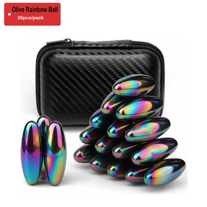 Magnetic Fidget Balls – Oval EDC Toy for Stress Relief, ADHD & Autism Support, Perfect for Fridge & Fun Rattle Snake Play