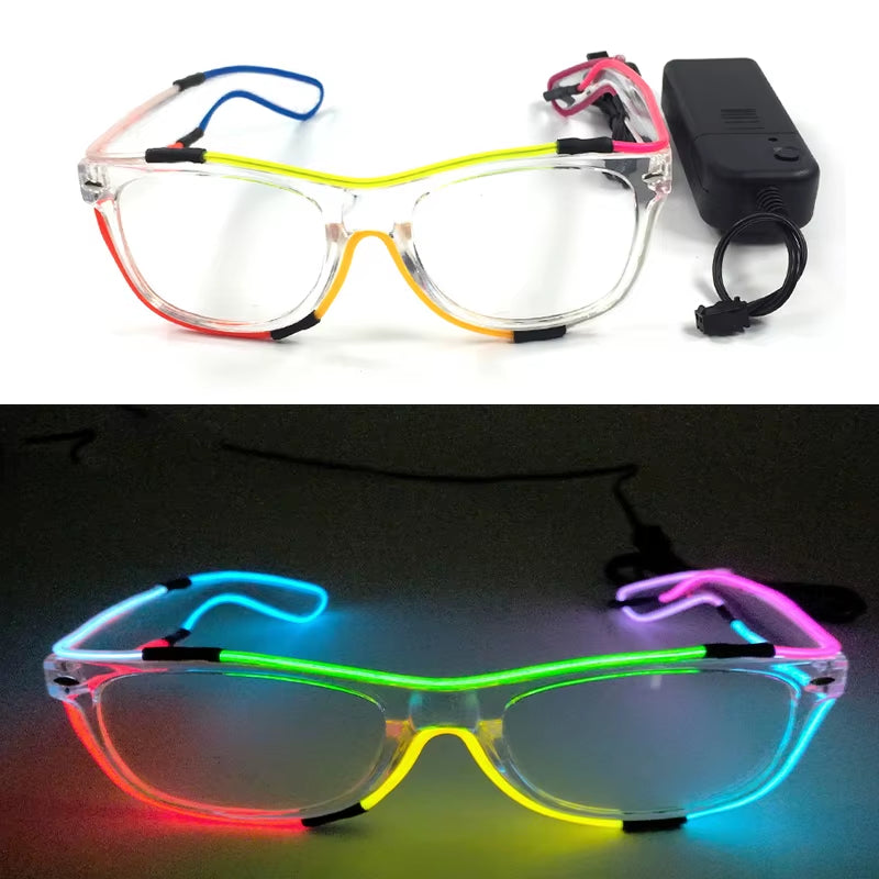 Glow in the Dark LED Sunglasses for Ultimate Nightclub and Rave Style