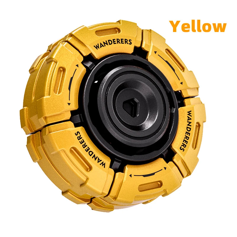Diy Glowing Metal EDC Fidget Spinner for Adults Anxiety Relief ADHD Focus Tool Cool Gadgets Gifts for Men Women Kids Fidget Toy