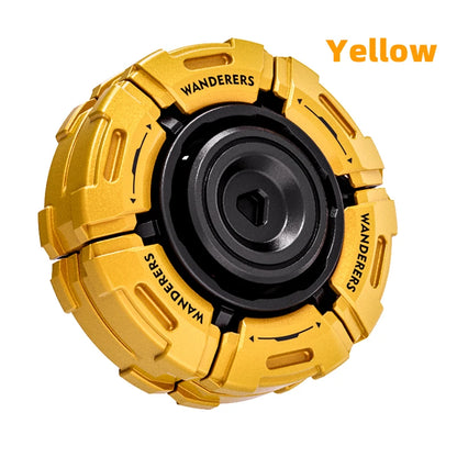 Diy Glowing Metal EDC Fidget Spinner for Adults Anxiety Relief ADHD Focus Tool Cool Gadgets Gifts for Men Women Kids Fidget Toy