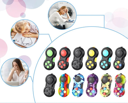 Retro Classic Fidget Pad - Handheld Fidget Game Controller for Fun and Relaxation