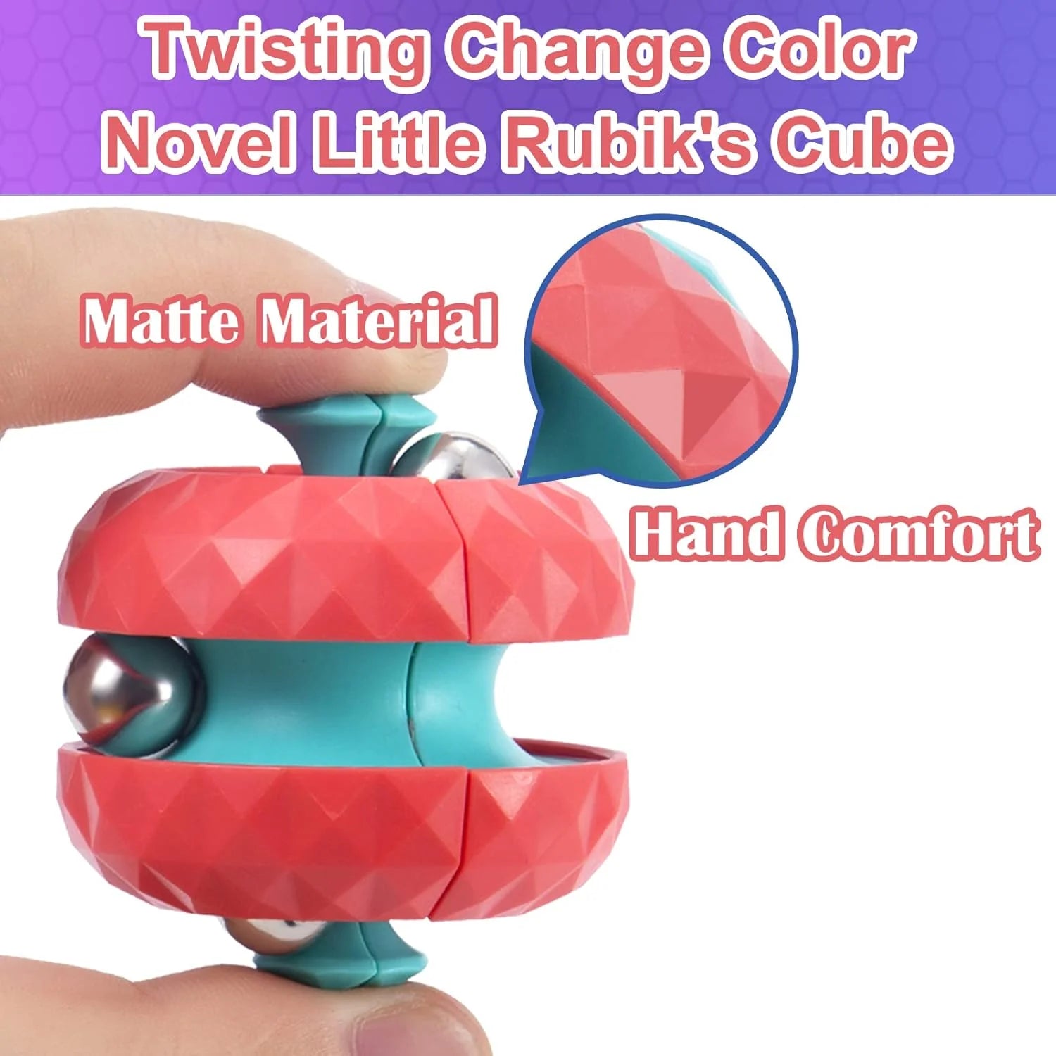 Ultimate Orbit Ball Fidget Toy - Sensory Stress Relief Infinity Cube with Creative Beads Track for Kids and Adults with ADHD and Autism