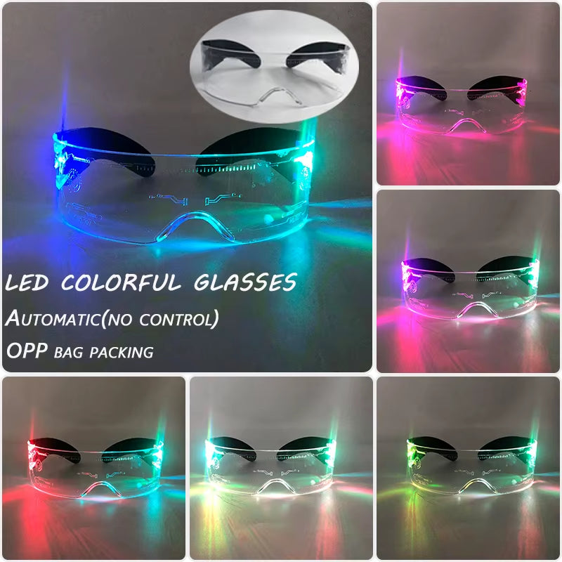 Glow in the Dark LED Sunglasses for Ultimate Nightclub and Rave Style