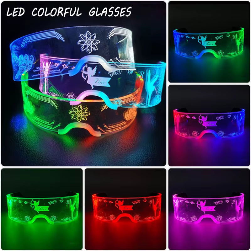 Glow in the Dark LED Sunglasses for Ultimate Nightclub and Rave Style