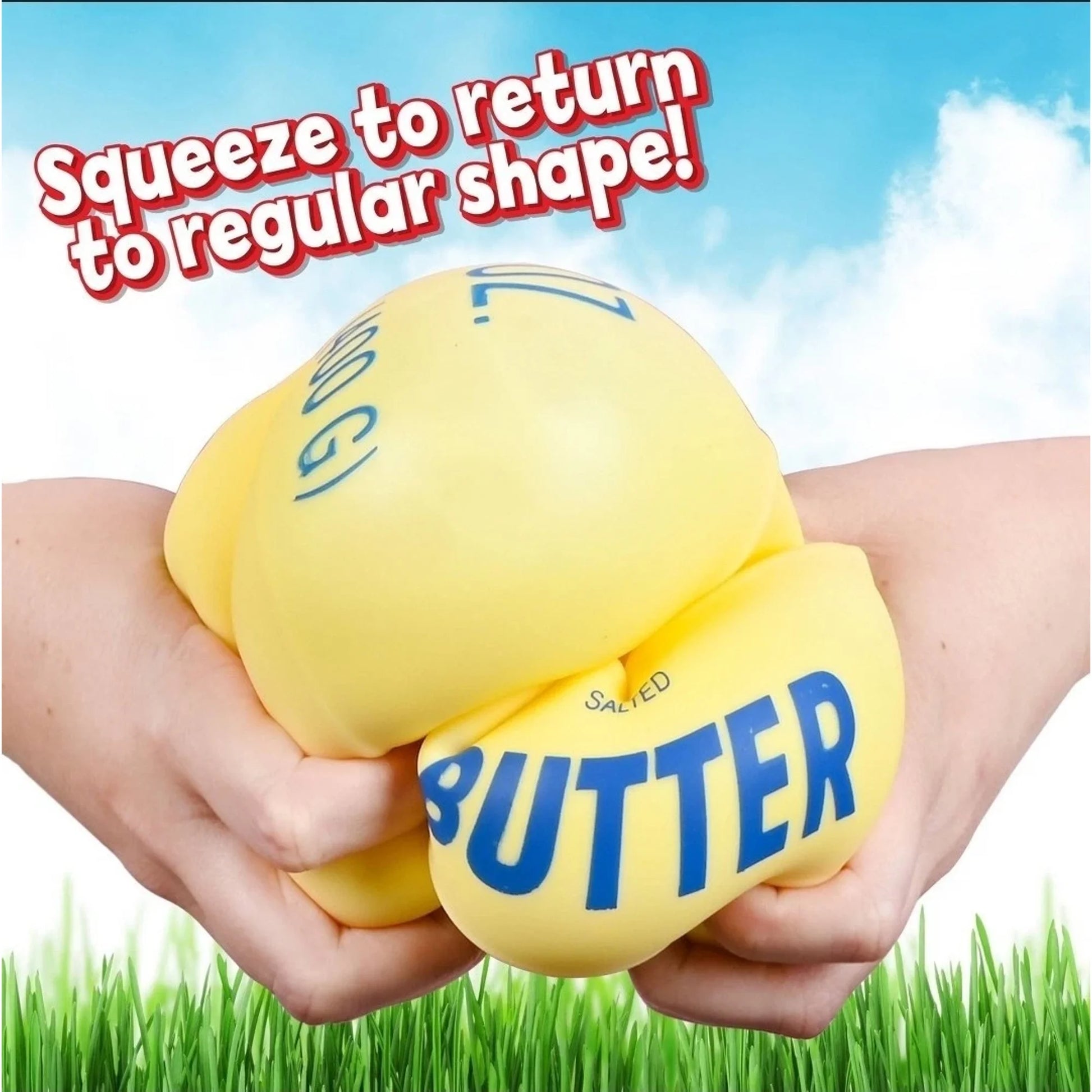 14Oz Jumbo Squishy Butter Stick - Realistic Slow-Rise Fidget for Stress Relief & Anxiety Relaxation