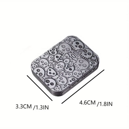 Metal Fidget Slider - Stress Relief Poker Push Card Toy for Office & Desk | Perfect Gift for Adults & Kids
