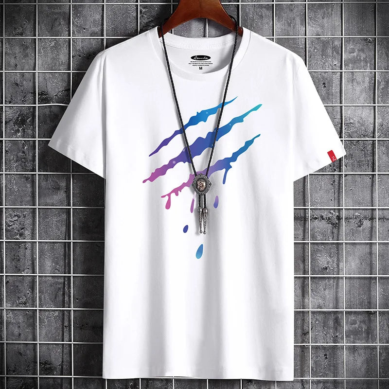 Men's vintage graphic T-shirt by PressureDen.store featuring oversized anime and goth style, ideal for summer fashion, sizes S-6XL.