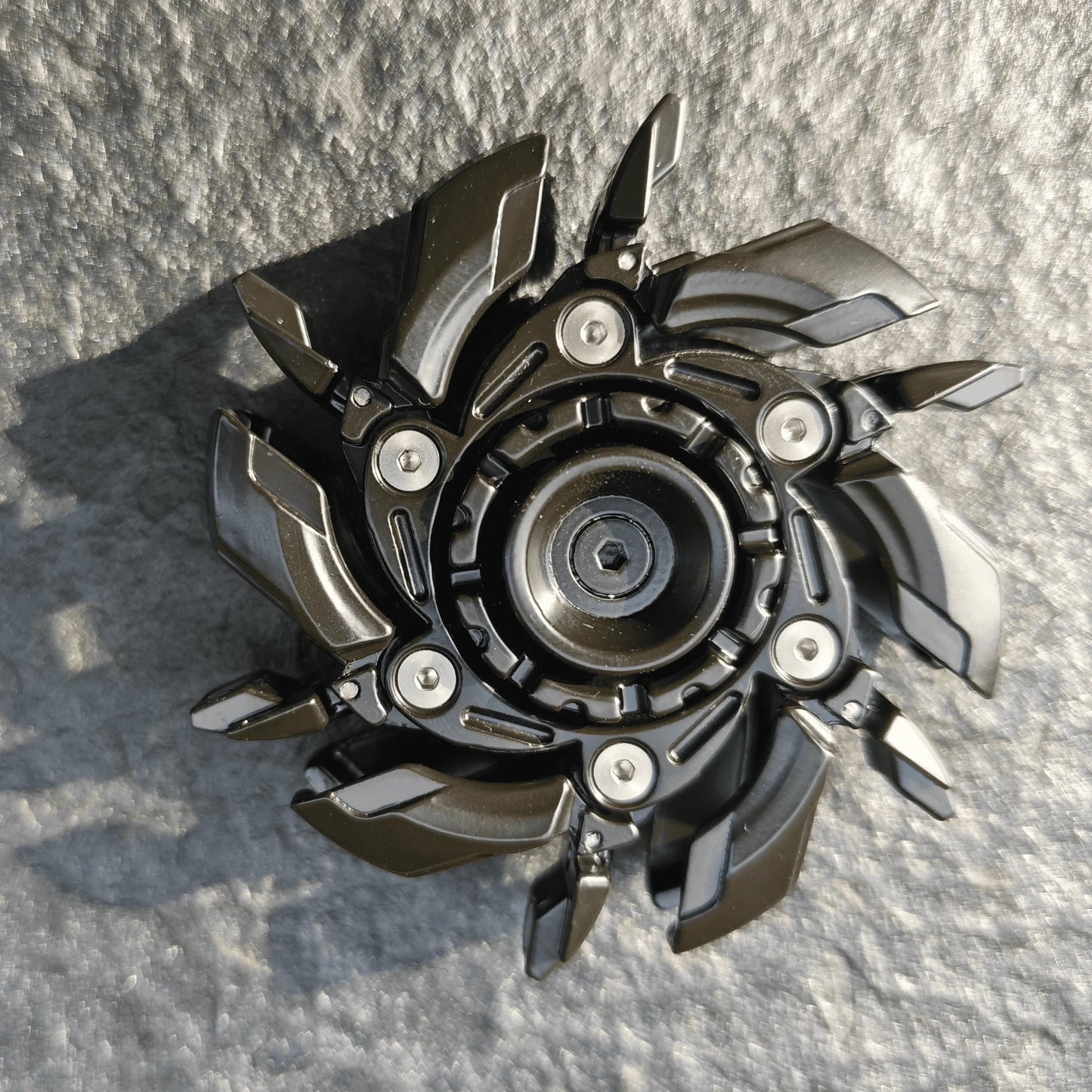 Magnetic Metal EDC Fidget Sliders – Stress Relief Spinning Top for Adults