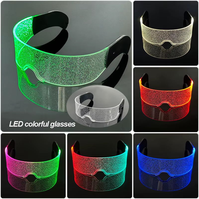 Glow in the Dark LED Sunglasses for Ultimate Nightclub and Rave Style
