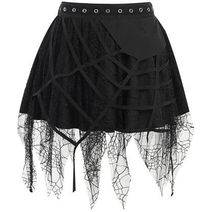 High-waisted Y2K goth plaid pleated mini skirt for women, featuring kawaii Harajuku aesthetic for summer streetwear style.