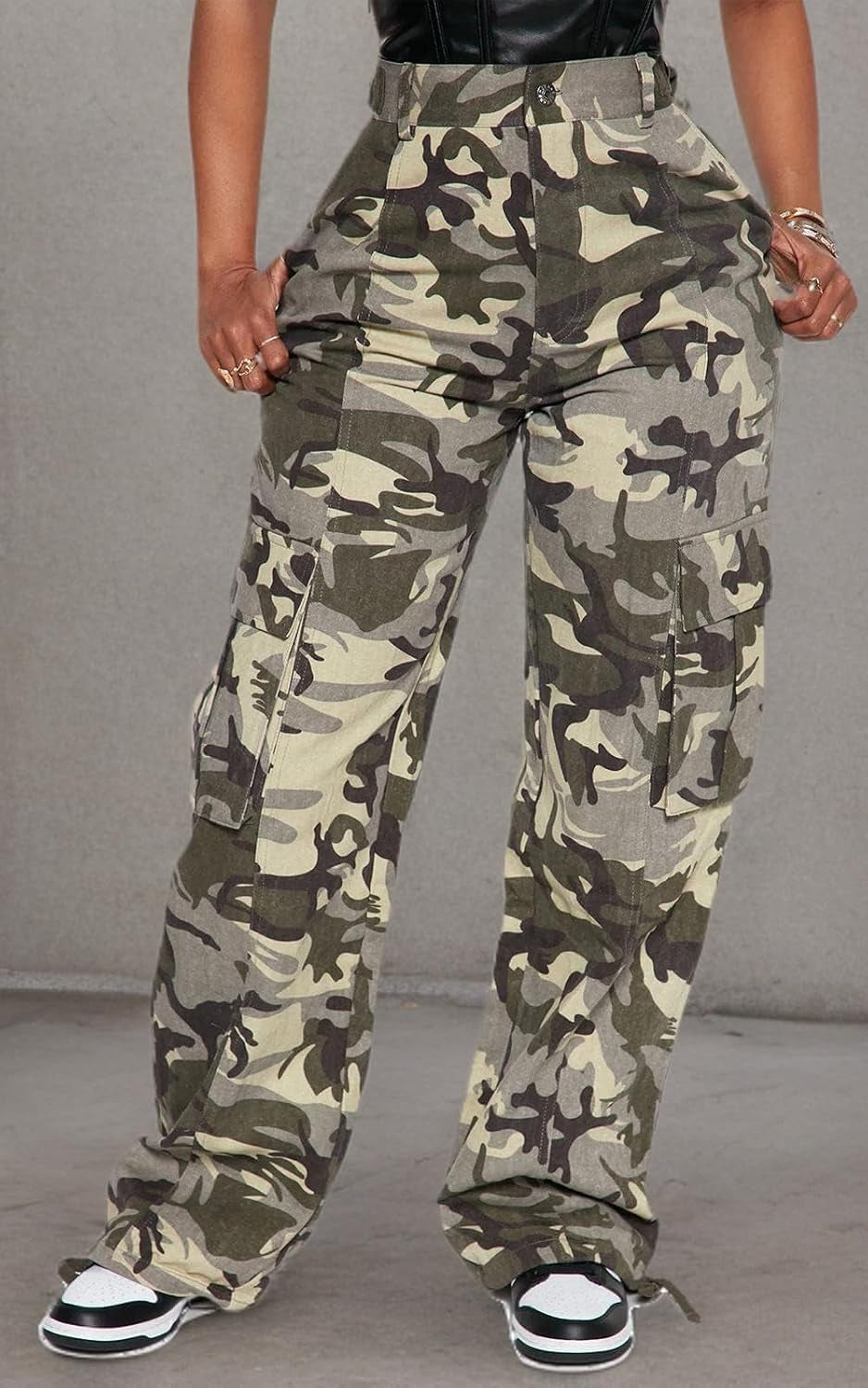 Women’S Relaxed Fit All Day High Waist Cargo Pants
