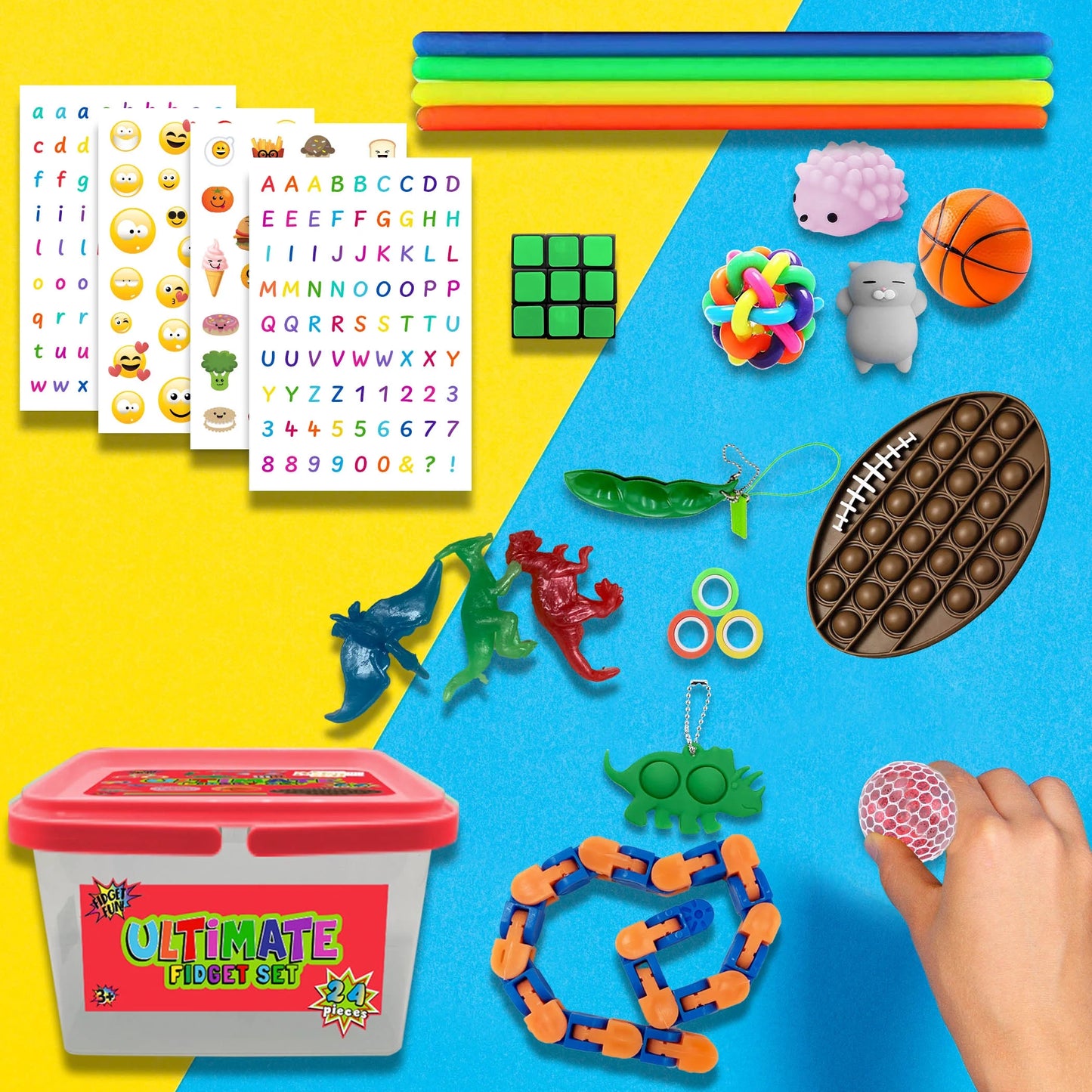 Ultimate 24-Piece Red Fidget Set – Unleash Your Focus and Fun!
