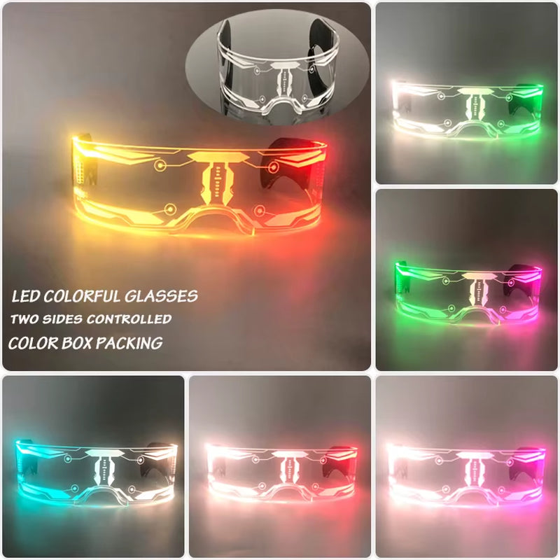 Glow in the Dark LED Sunglasses for Ultimate Nightclub and Rave Style