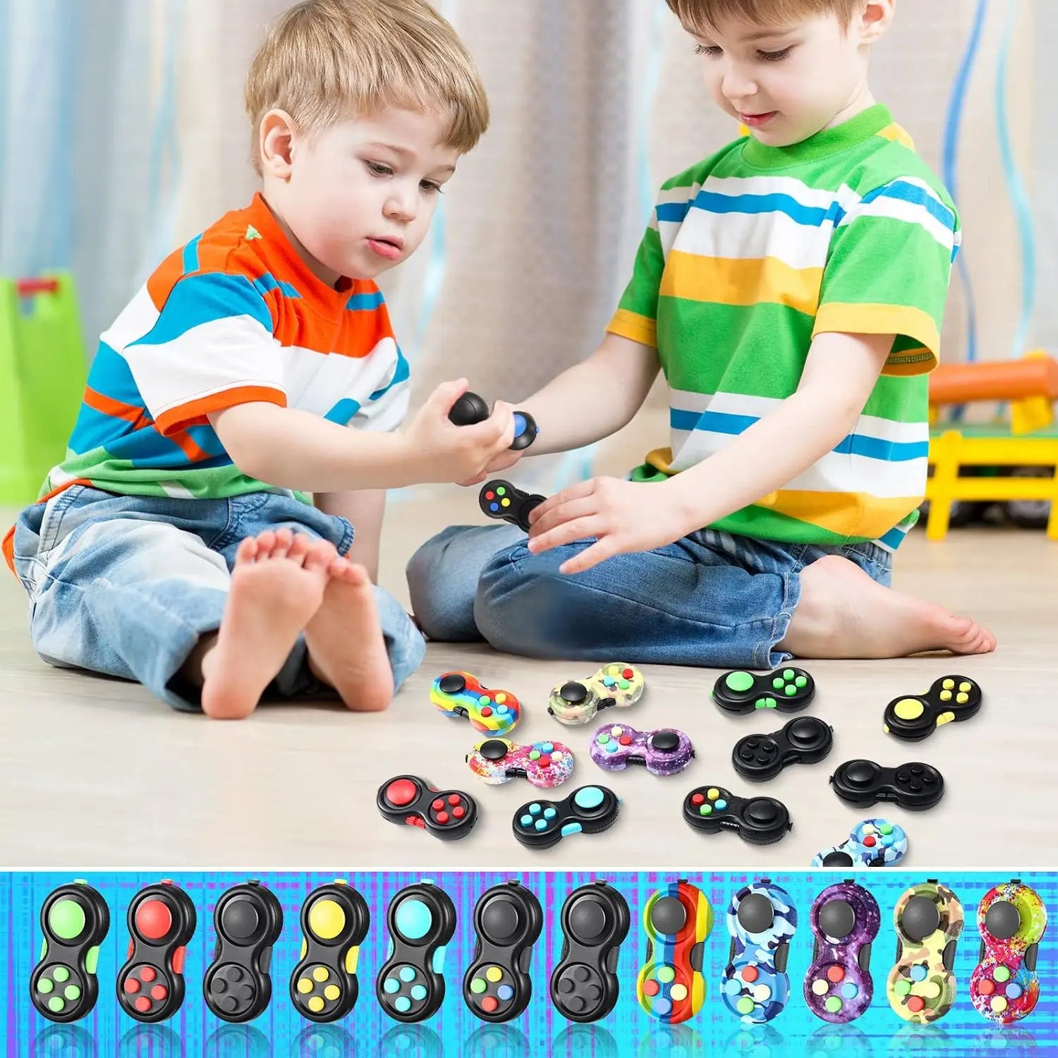 Retro Classic Fidget Pad - Handheld Fidget Game Controller for Fun and Relaxation