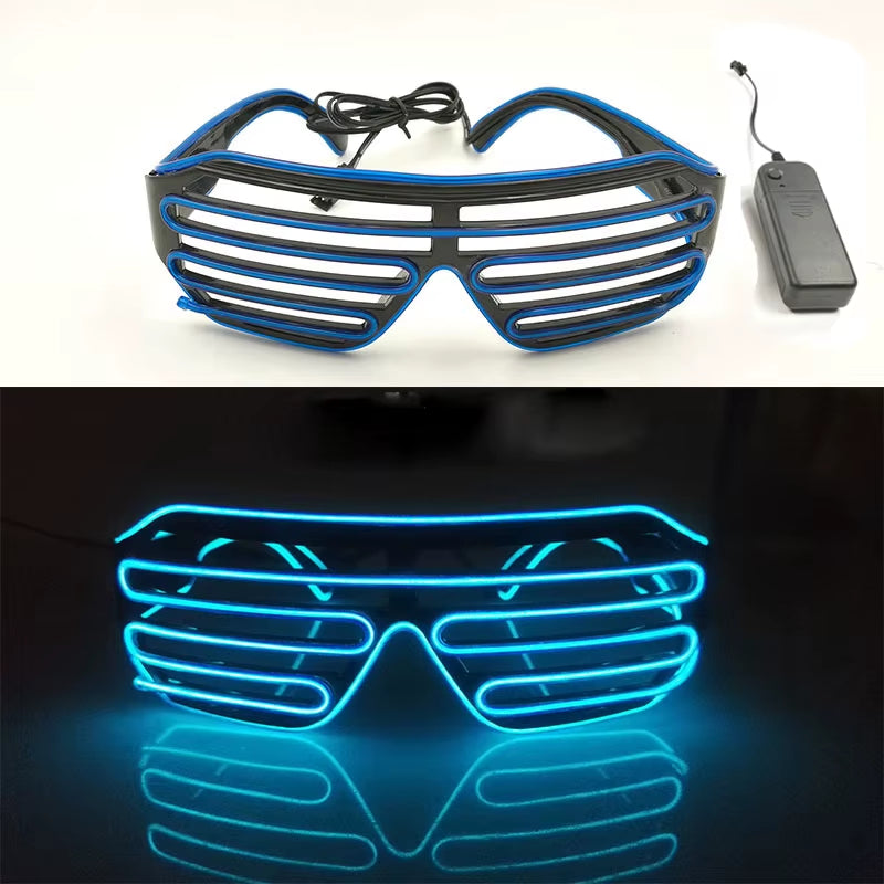 Glow in the Dark LED Sunglasses for Ultimate Nightclub and Rave Style