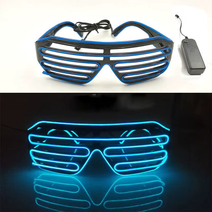 Glow in the Dark LED Sunglasses for Ultimate Nightclub and Rave Style