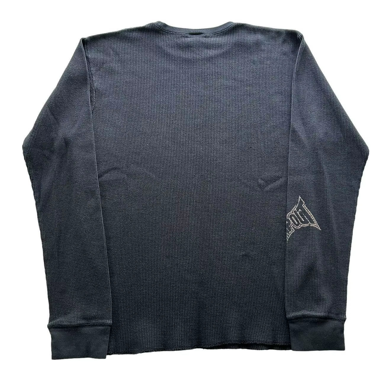 Oversized Y2K retro skull graphic long sleeve T-shirt for men and women, featuring goth autumn style and bold graphic print.