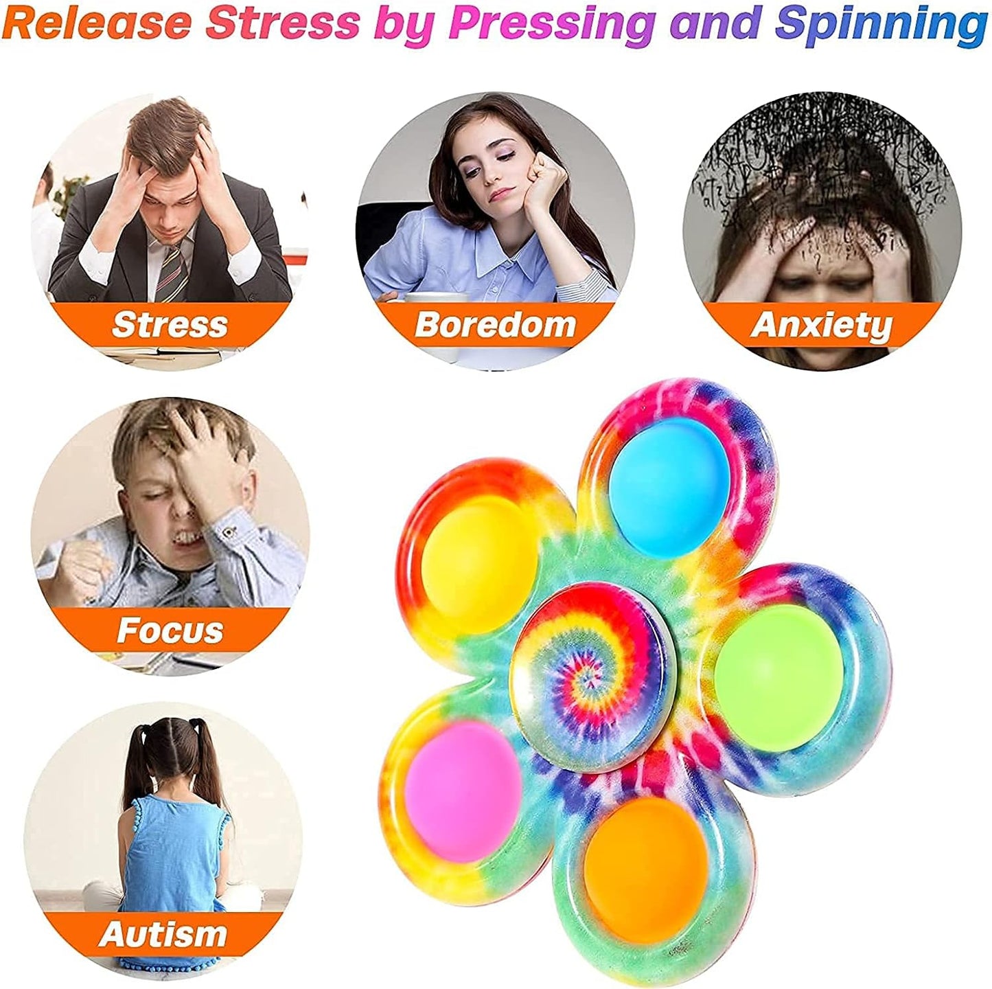 Ultimate 35-Piece Fidget Toy Set for Stress Relief and Anxiety Management - Perfect for ADHD and Sensory Play!