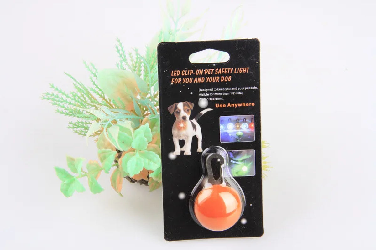 Led Dog Collar Drop Replaced Ornament Tag Luminus anti Lost Night Light Pet Safty Pendant Cat Christmas Clothing Accessories