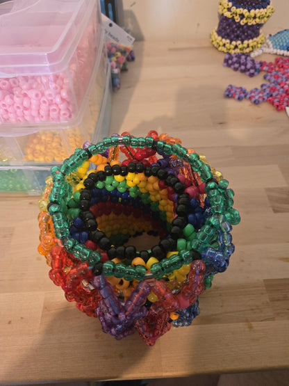 Rotating Rainbow Kandi MegaCuff!