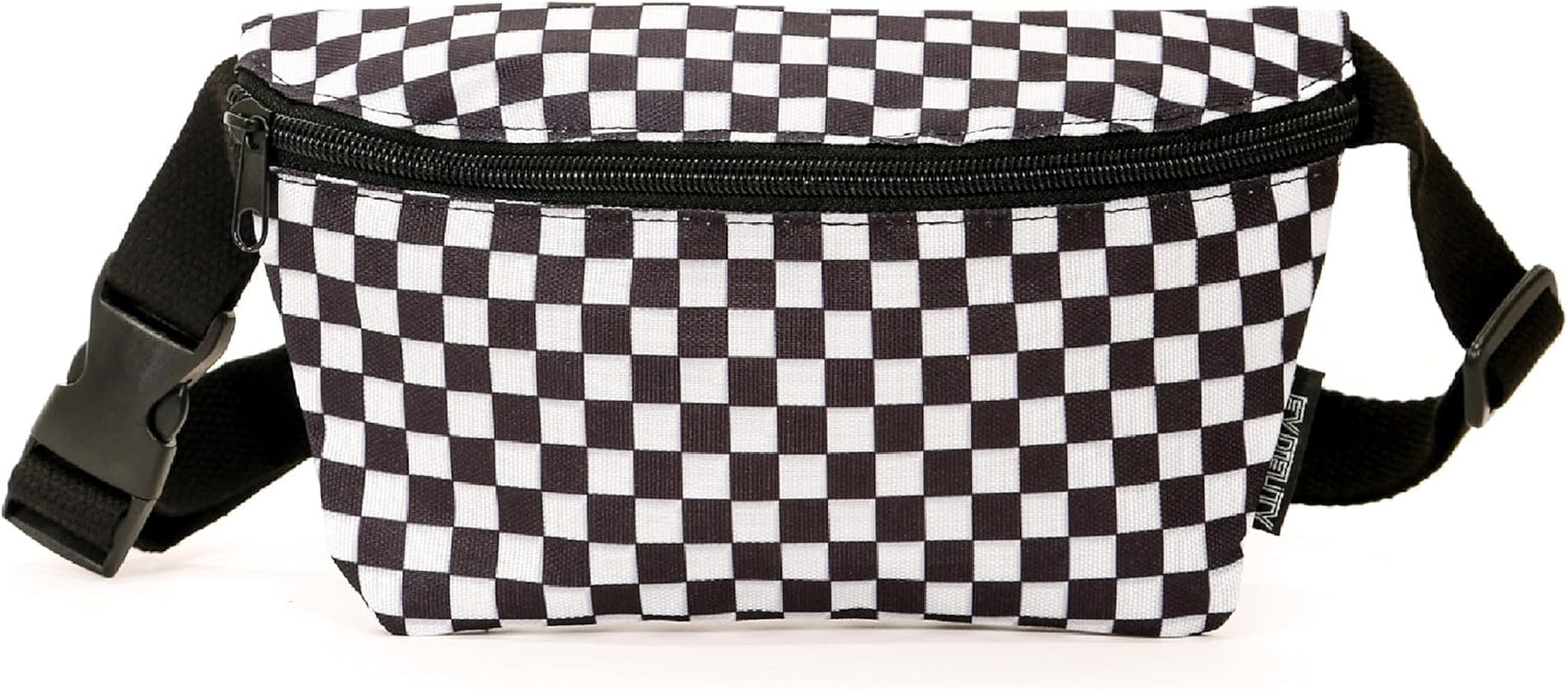 Retro 80s Checkered Crossbody Bags - Stylish Fanny Packs for Men & Women