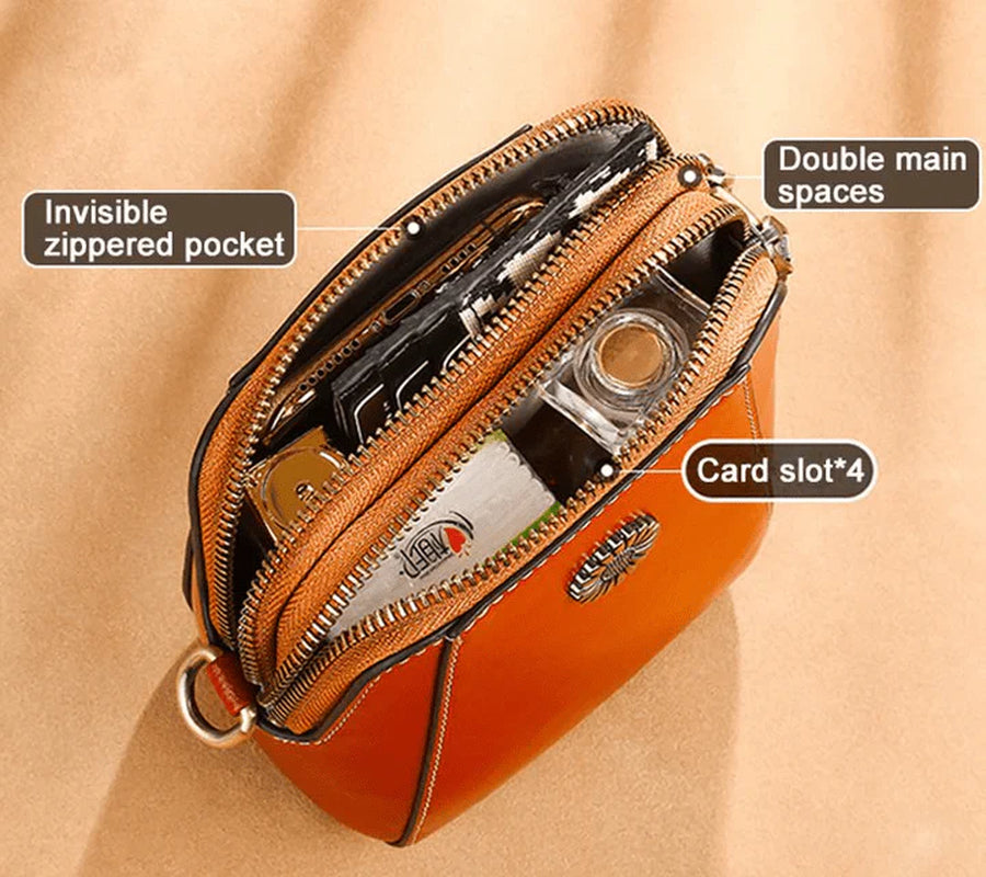 Vioralux™ Leather Crossbody - Elevate Your Style with Timeless Elegance and Unmatched Confidence